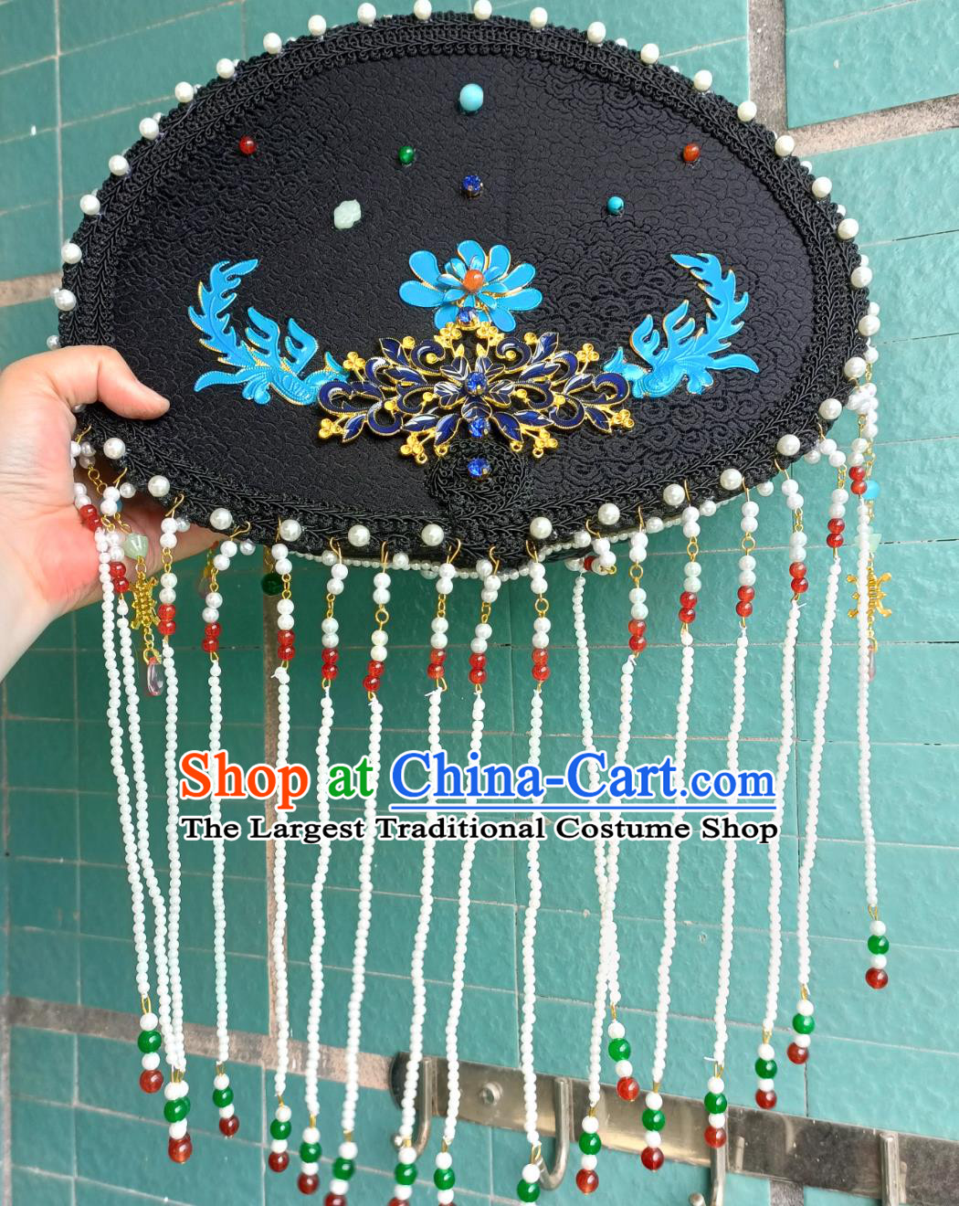 Qing Dynasty Empress Dianzi Crown Ancient Chinese Imperial Consort Headdress Wedding Queen Hairpiece