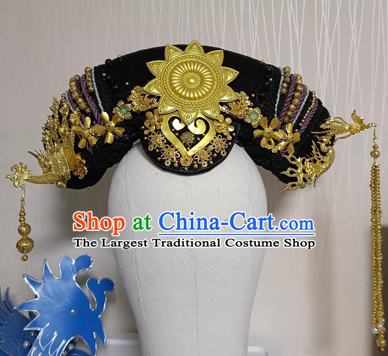 Empresses In The Palace Consort Hua Headdress Qing Dynasty Imperial Consort Hairpiece Ancient Chinese Style Hair Accessories