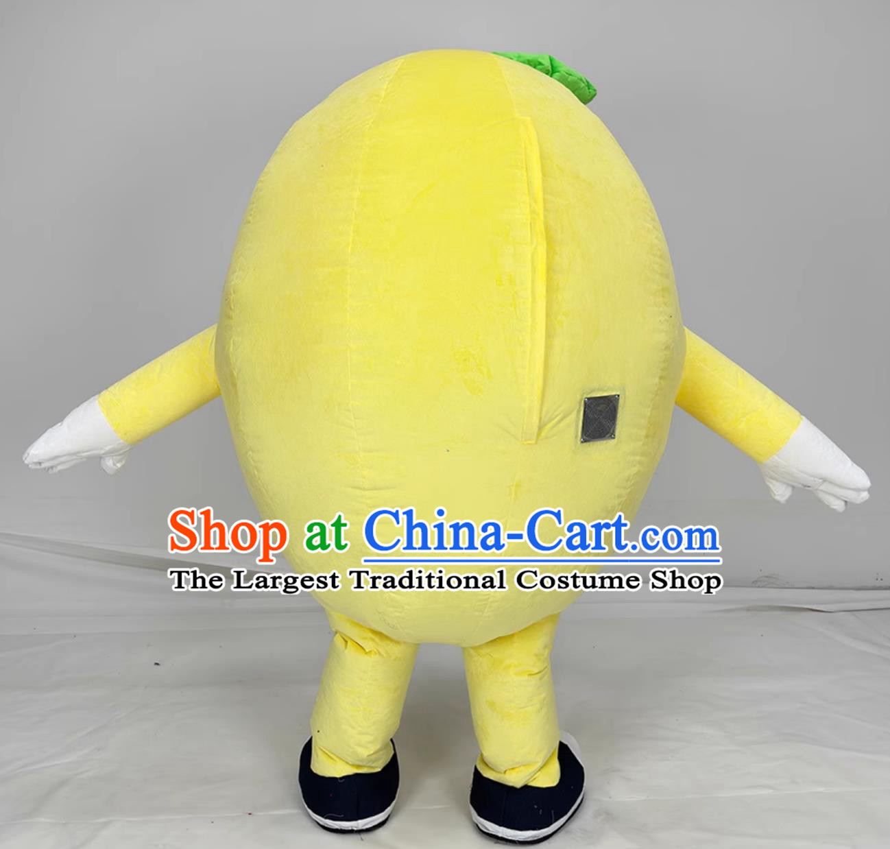 Yellow Pear Cartoon Inflatable Costume Fruit Sports Event Walking Prop Festival Mascot Clothing
