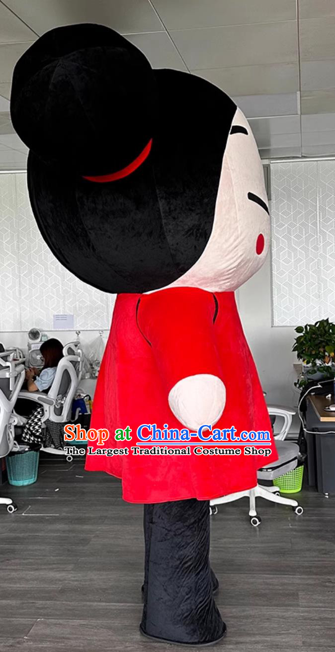 Chinese Child Inflatable Costume Sports Event Annual Party Doll Suit New Year Mascot Clothing