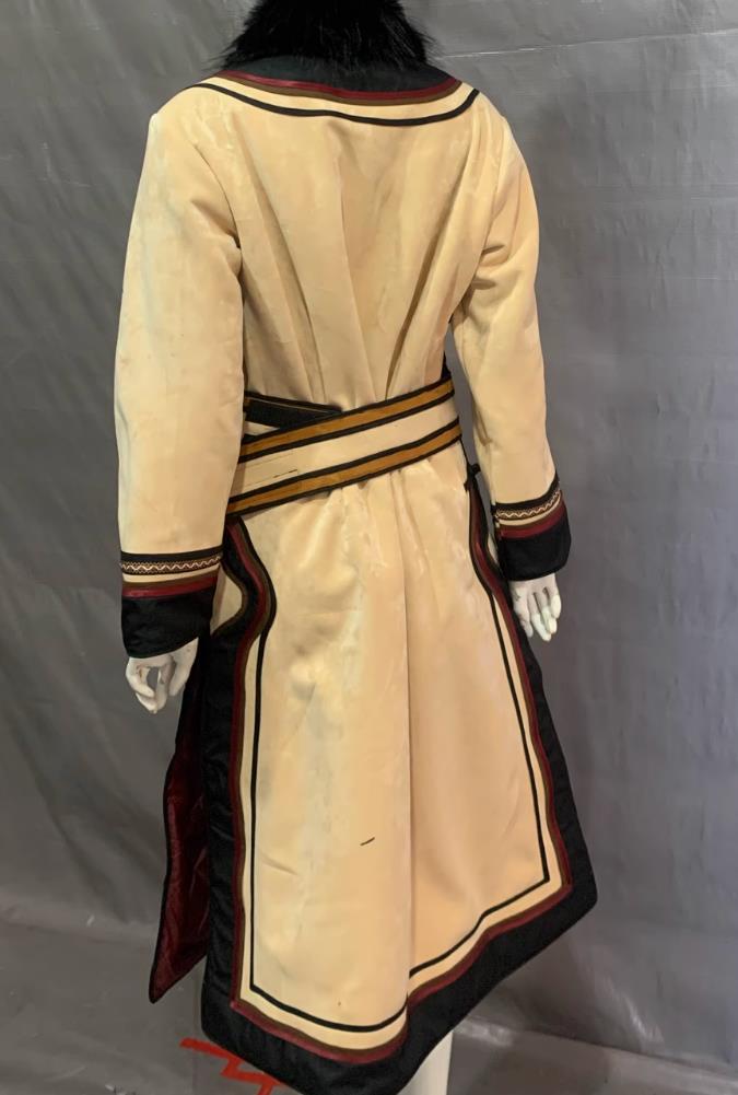 Oroqen Ethnic Costume Men Chinese Minority Performance Dance Attire