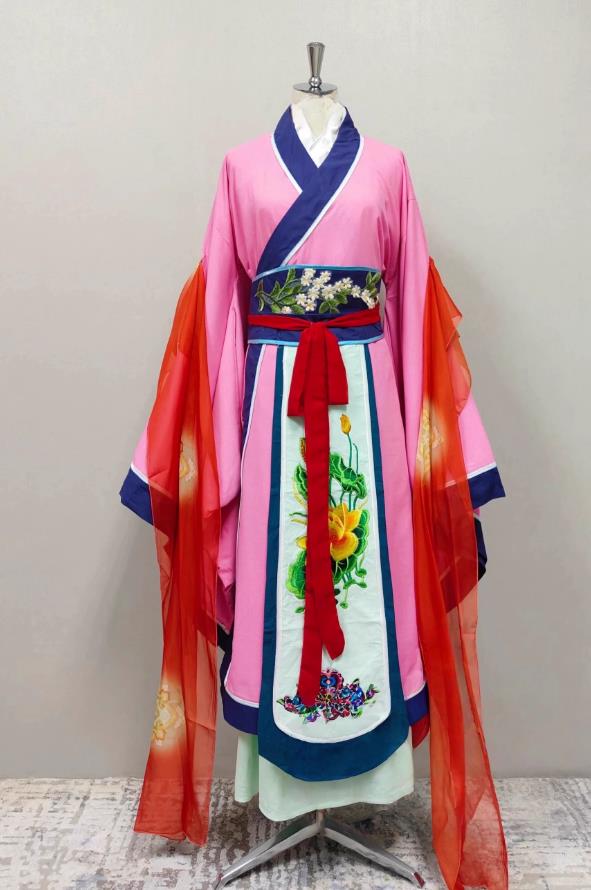 Ancient Chinese Fairy Clothing Traditional Hanfu Dress The Eight Immortals Crossing The Sea Film Performance He Xian Gu Costume