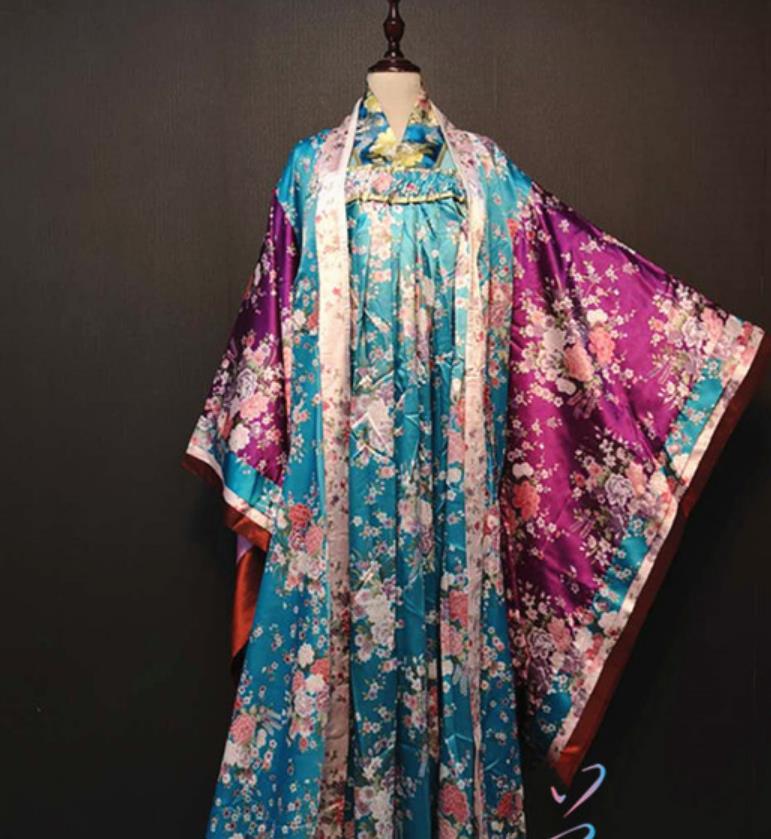 Japanese Kimono Dress Cos Cherry Blossom Festival Dance Fashion Show Traditional Yukata