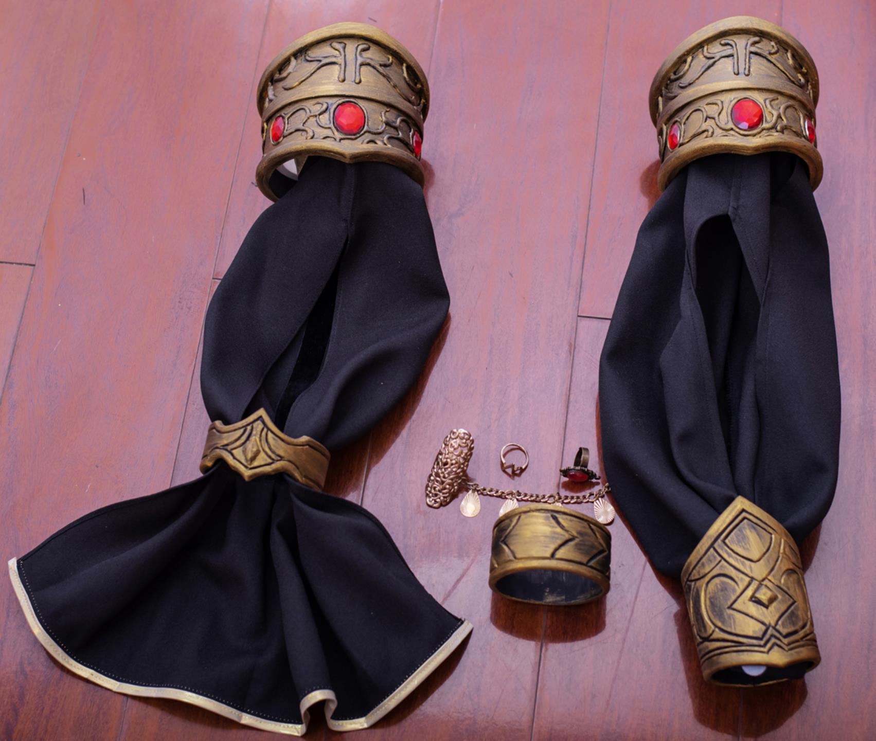 Final Fantasy XIV Astrologian Black Dress Halloween Cosplay Costume