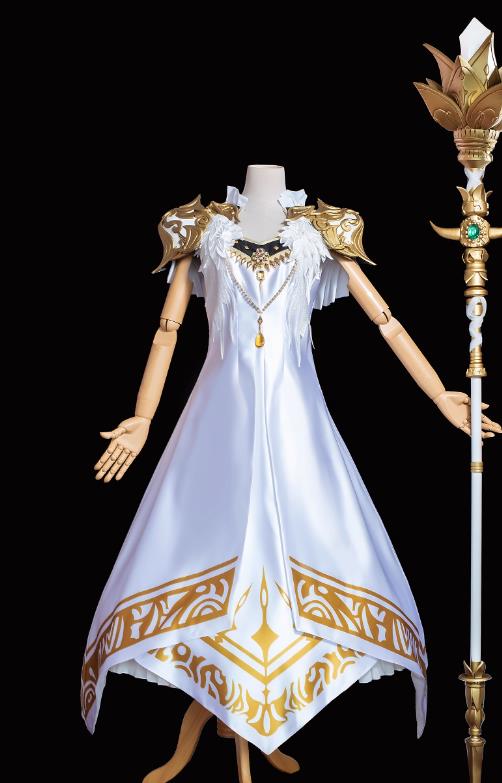 Final Fantasy XIV Eden Promise Healer Set Eden S Gate Cosplay Princess Dress