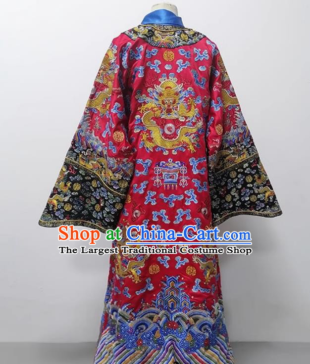 Chinese Qing Dynasty Court Empress Wedding Dress Ancient Women Ceremonial Robe Palace Embroidery Wedding Attire