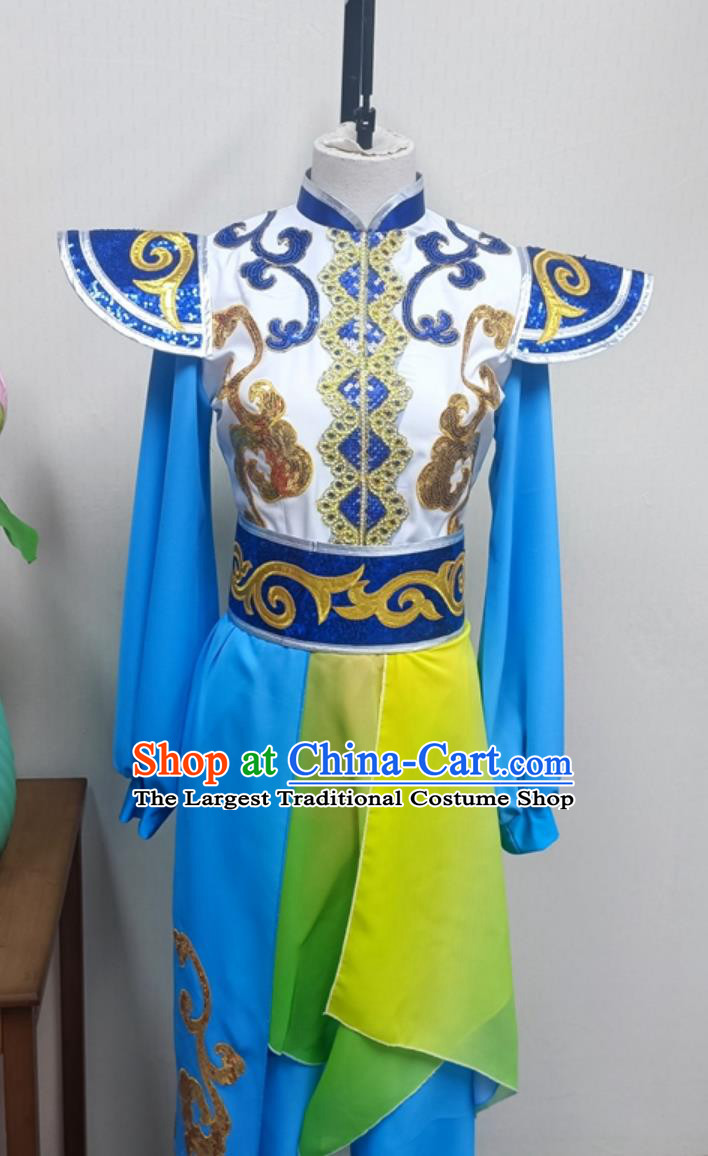 Chinese Drum Dance Costume Dragon Dance Waist Drum Opening Ceremony Team Leader Performance Clothing Women Yangko Dance Outfit