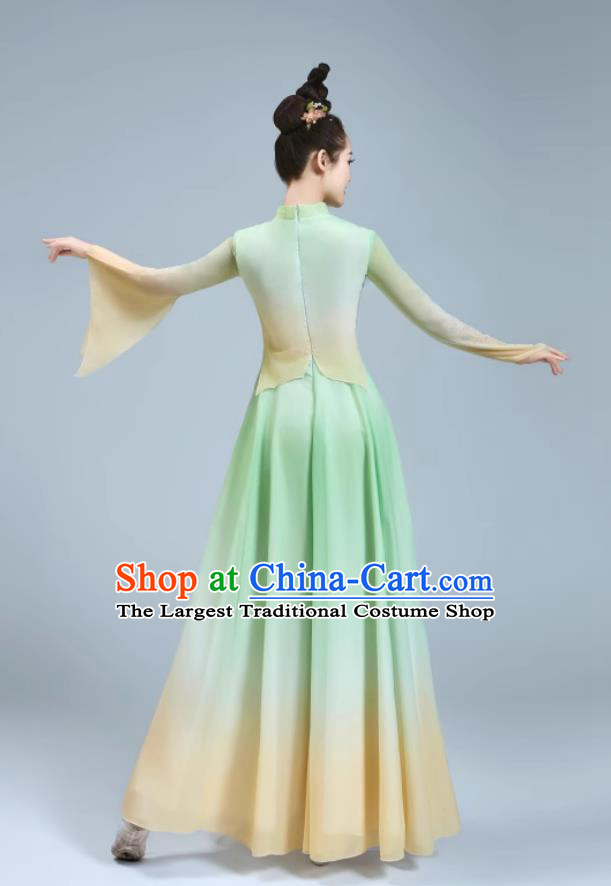 Classic Dance Elegant Chinese Dance Clothing Grand Opening Dance Large Swing Skirt Jasmine Blossom Performance Costume