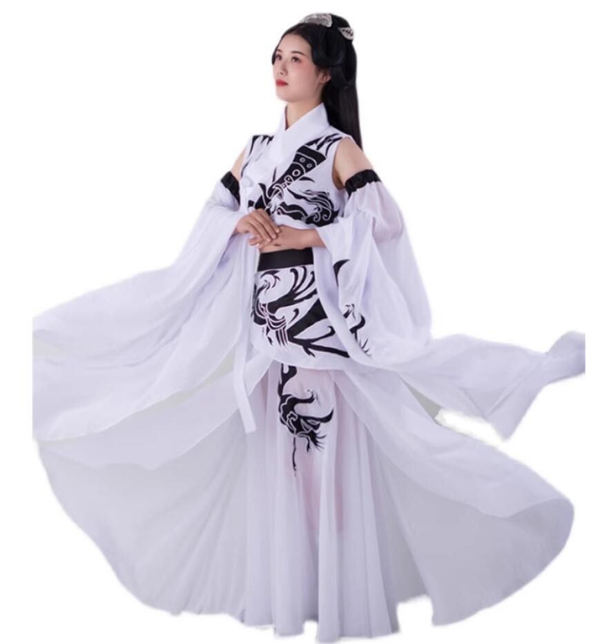 Star Moon Myth Yu Su Dance Performance Costume Dunhuang Feitian Hanfu Large Water Sleeve Dancing Outfit