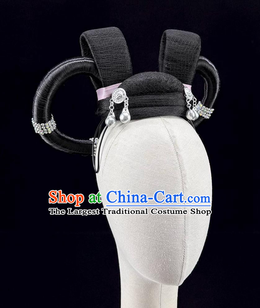 Children Dance Headdress Chinese Classical Dance Hanfu Show Wig