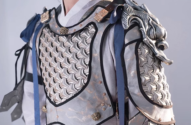 Chinese Nezha Reborn Movie Dragon Prince Costumes China Ne Zha Rebirth Dragon Swordsman Costume Asian Traditional General Armors Costumes