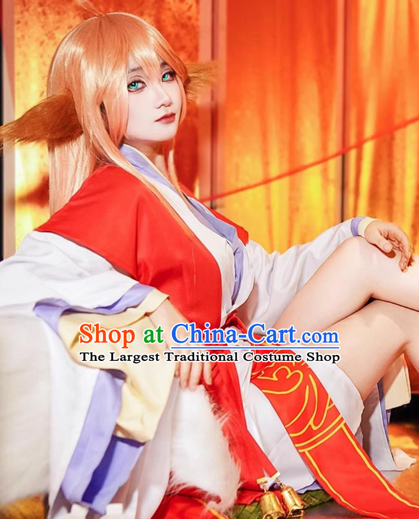 Anime Cosplay Attire Chinese Cartoon Fox Spirit Matchmaker Tushan Honghong Costume Ancient China Fairy Red Hanfu Dress