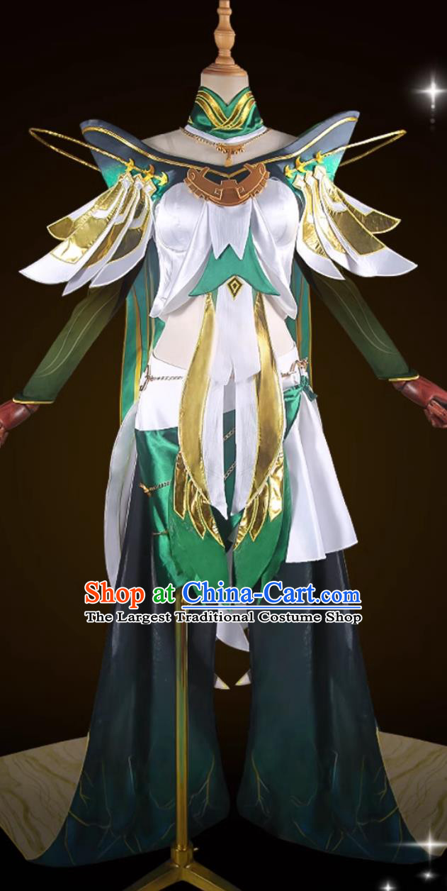 Mobile Game Honor of Kings Cosplay Hai Yue Attire Chinese Traditional Costume Ancient China Fairy Hanfu Dress
