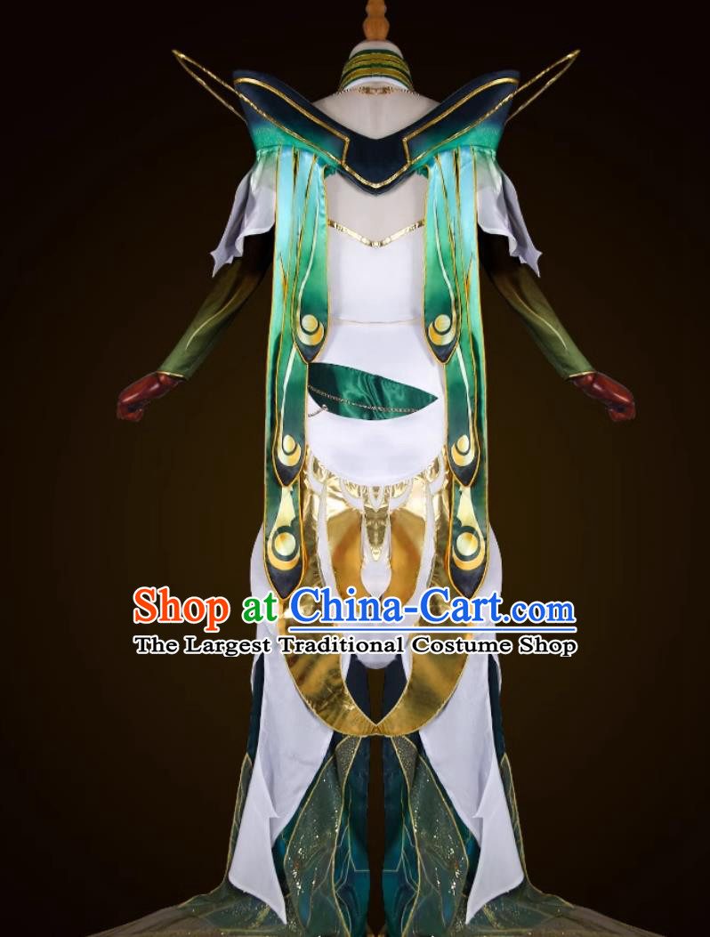 Mobile Game Honor of Kings Cosplay Hai Yue Attire Chinese Traditional Costume Ancient China Fairy Hanfu Dress