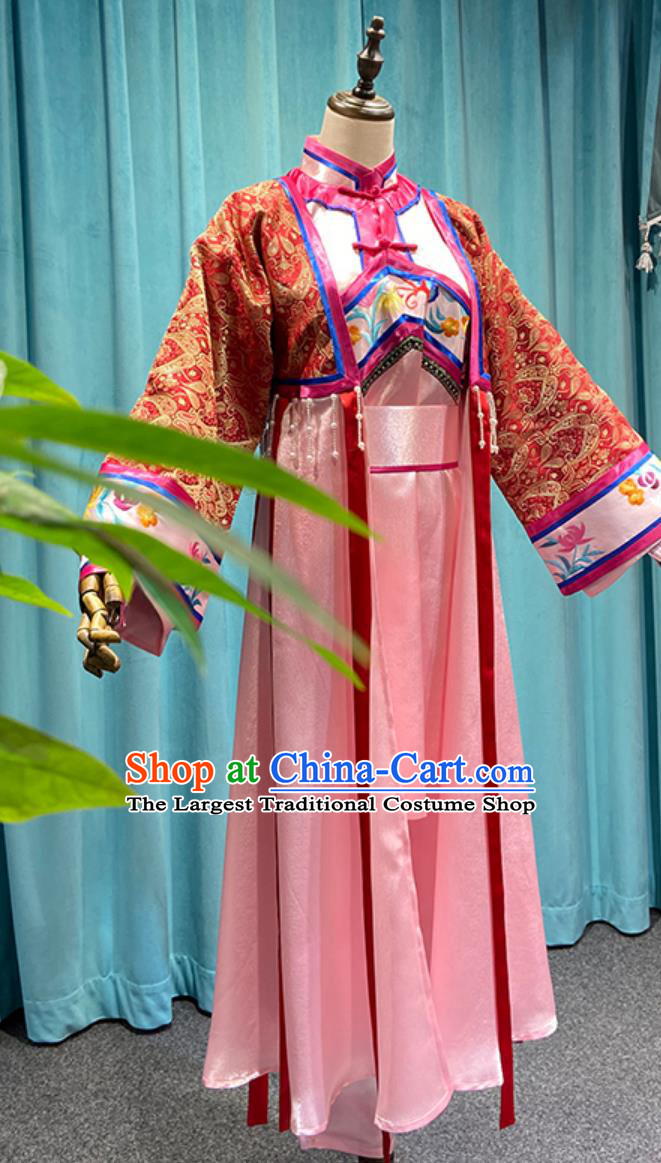 Ancient China Swordswoman Dress Chinese  TV Series Make Bitter Qianlong Cheng Huaixiu Costume Traditional Qing Dynasty Clothing