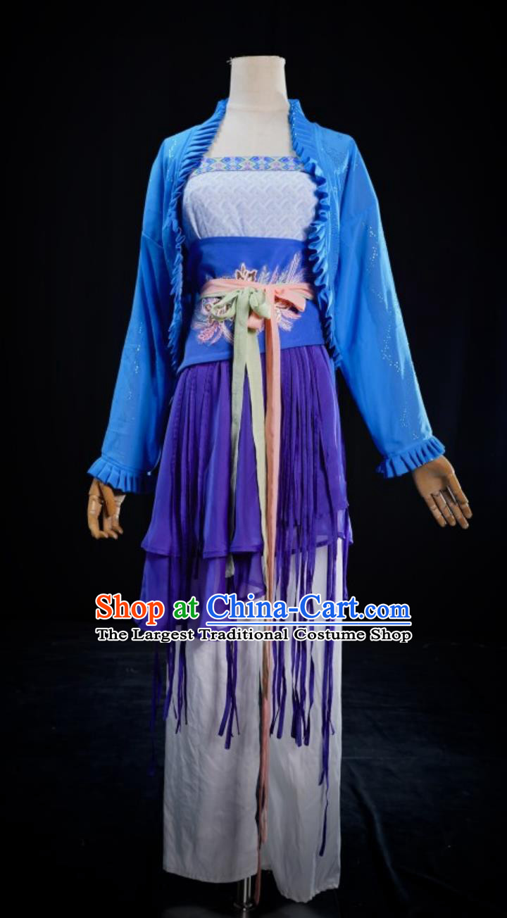 Chinese TV Series The Proud Twins Tie Xin Lan Replica Costume Ancient China Swordswoman Dresses