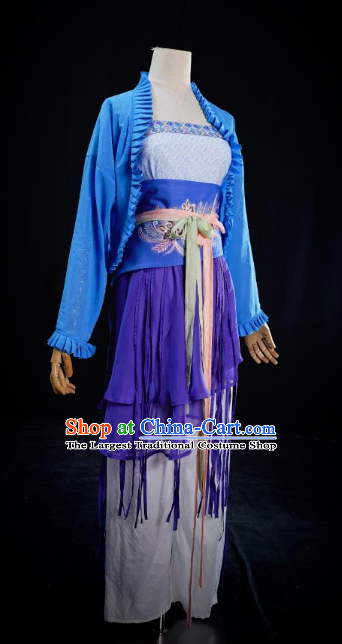 Chinese TV Series The Proud Twins Tie Xin Lan Replica Costume Ancient China Swordswoman Dresses