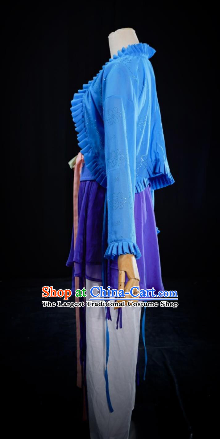 Chinese TV Series The Proud Twins Tie Xin Lan Replica Costume Ancient China Swordswoman Dresses