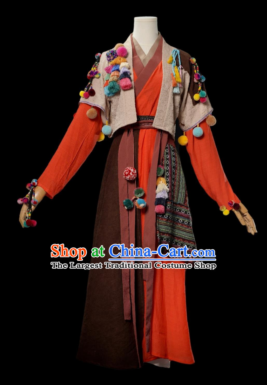 Chinese TV Series The Legend of the Condor Heroes Huang Rong Replica Costume Traditional Hanfu Ancient China Swordswoman Dress