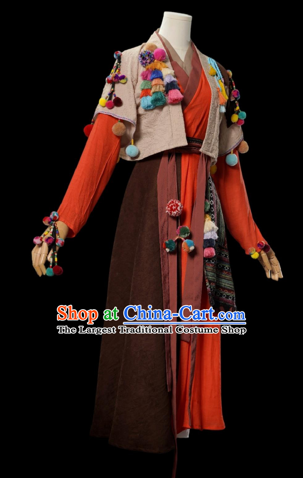 Chinese TV Series The Legend of the Condor Heroes Huang Rong Replica Costume Traditional Hanfu Ancient China Swordswoman Dress