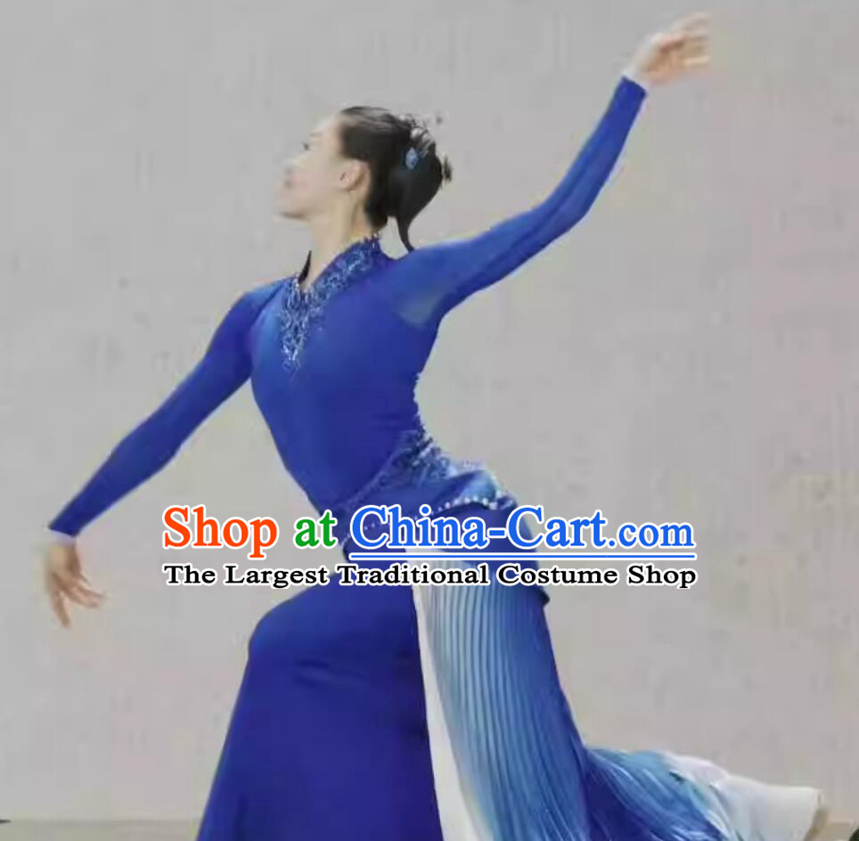 Chinese Classical Dance Dress CMG Spring Festival Gala Magpies on the Tree Women Group Dance Costume