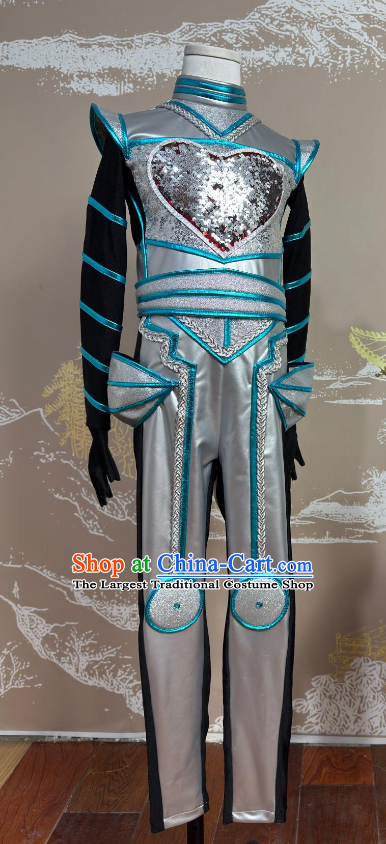 AI Companion Prop Box Creative Dance Performance Costume Childrens Group Dance Costume For June First