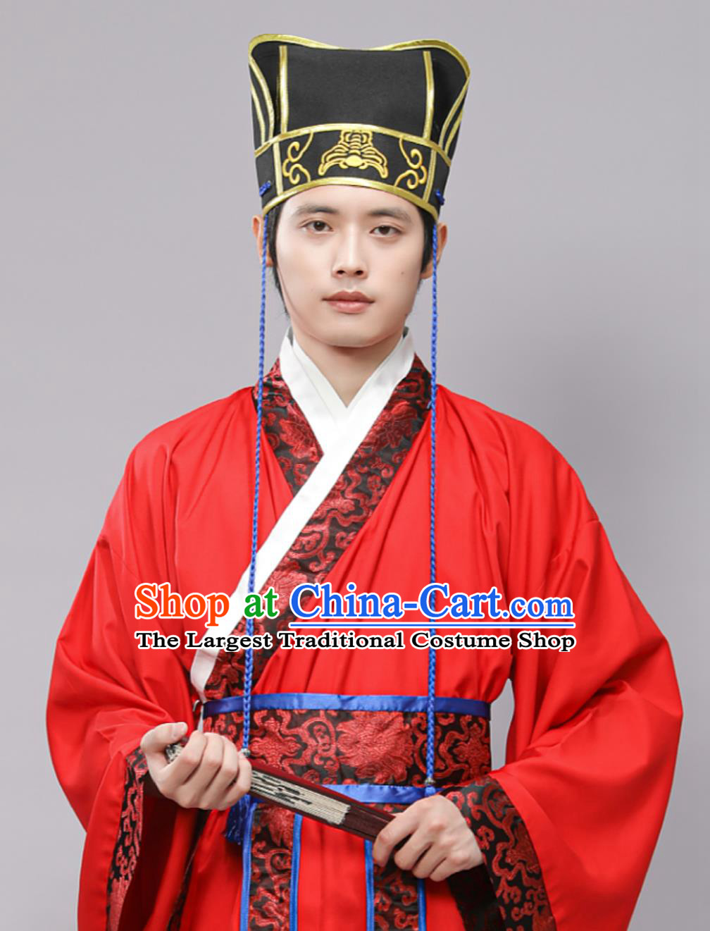 Confucian Ceremony Offering Plaque Lantern Music Performance Costume Bayi Dance Ancient Hanfu Attire