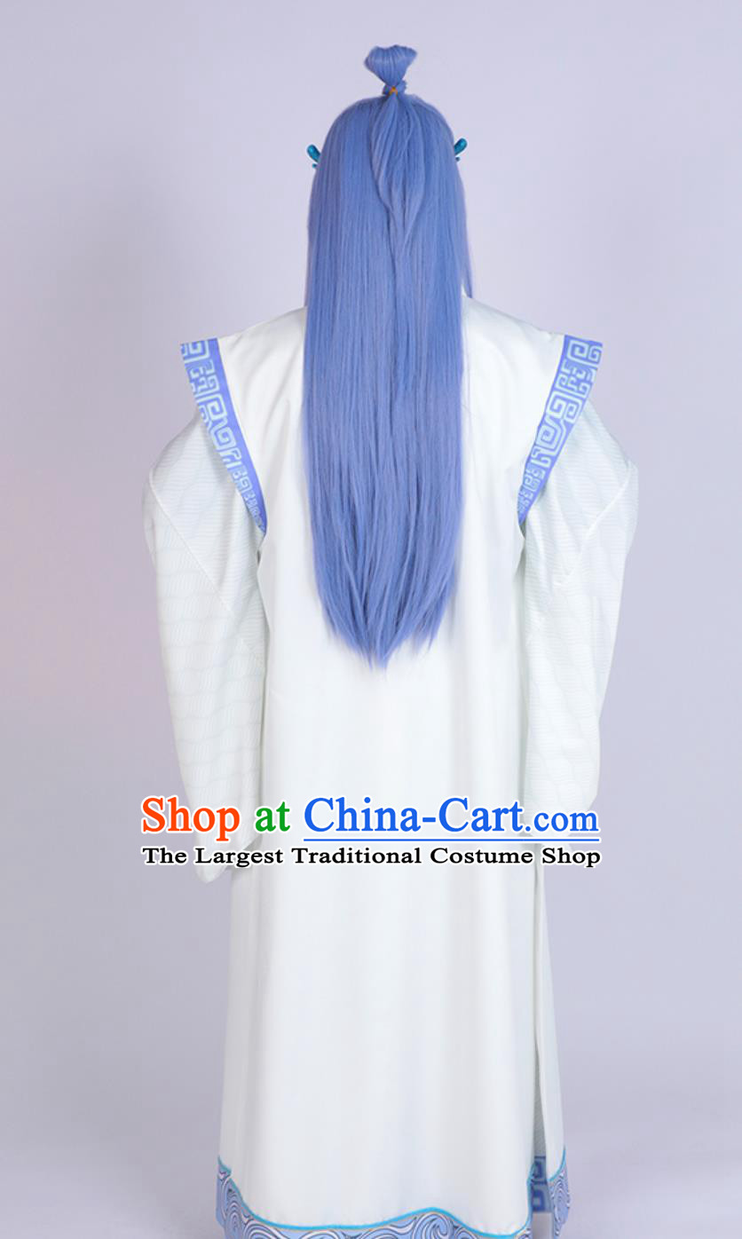 Nezha  The Devil Child Disturbs The Sea Cos Anime Costume Ao Bing Performance Costume Wig Dragon Horn Full Set