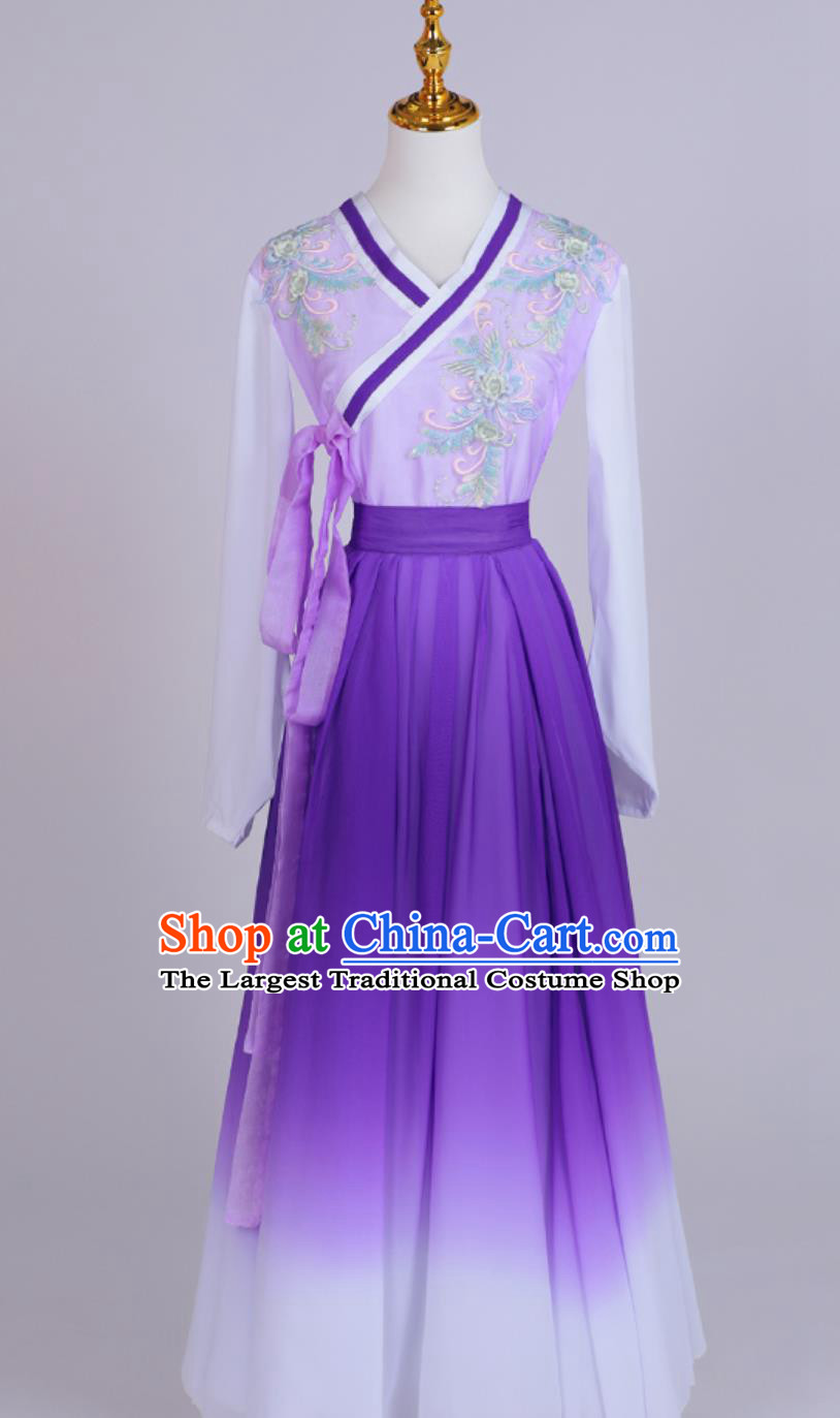 Ethnic Korean Dance Costume Performance Dance Dress Long Skirt Hanbok Female Group Performance Costume