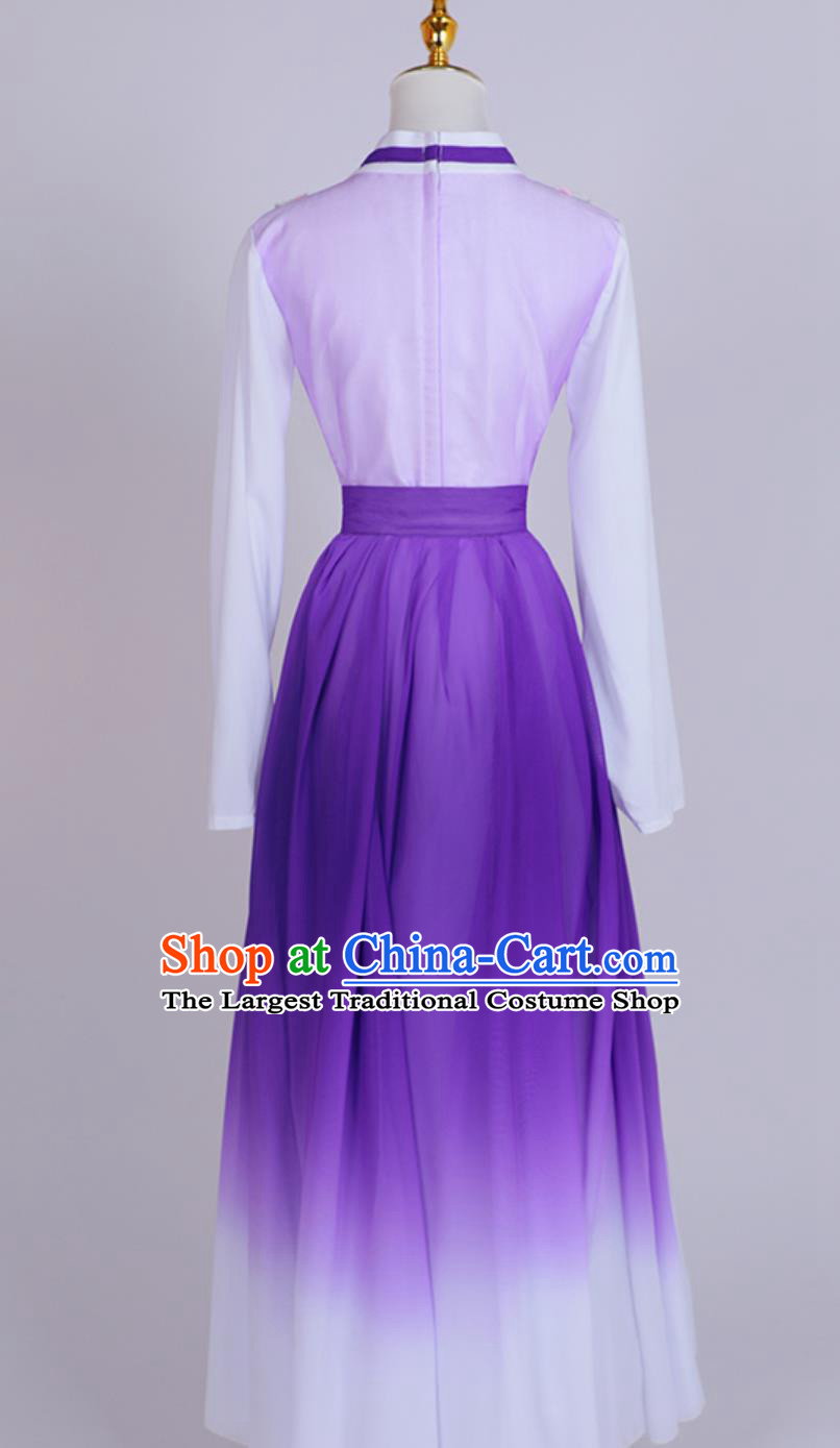 Ethnic Korean Dance Costume Performance Dance Dress Long Skirt Hanbok Female Group Performance Costume