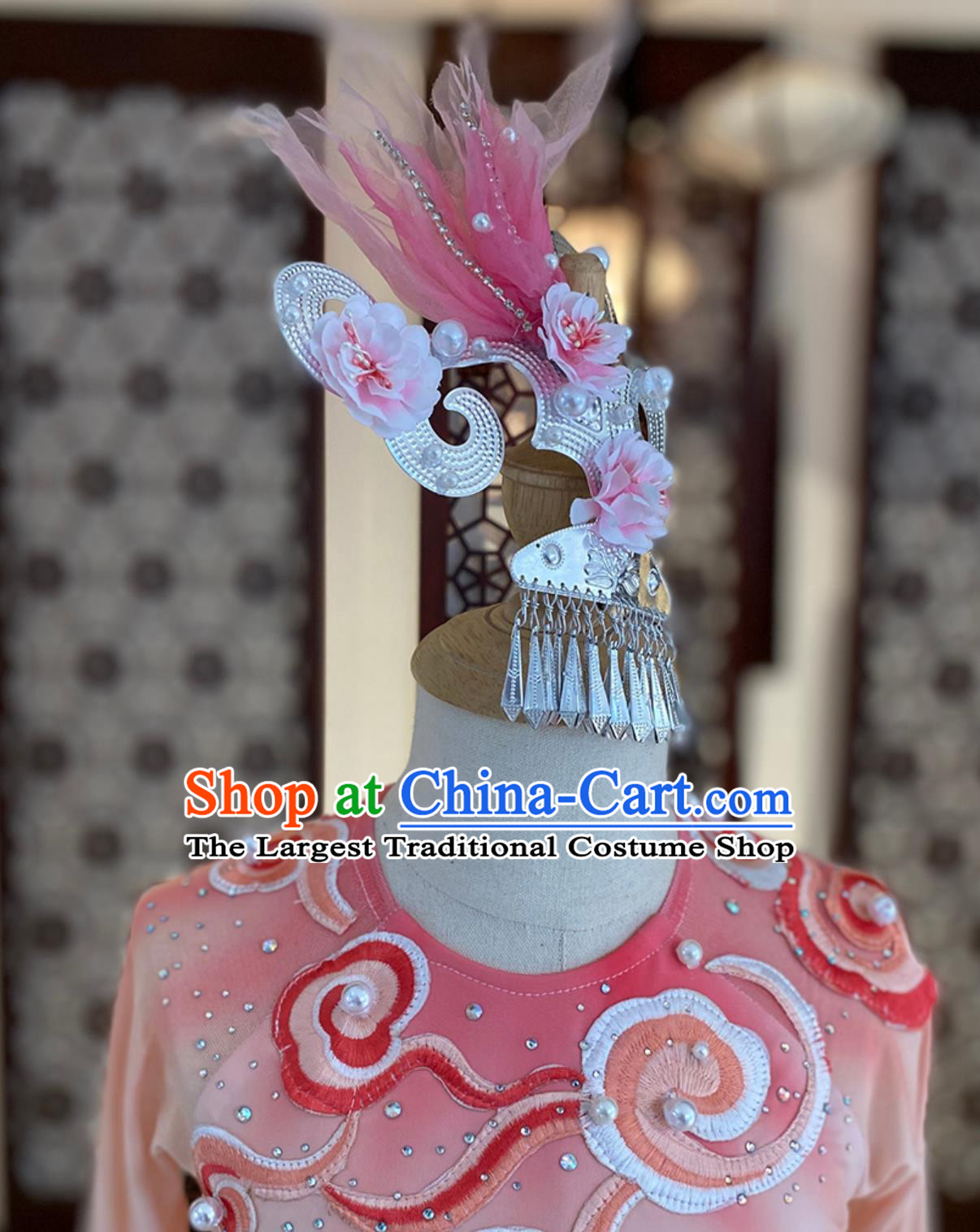 Little Lotus Charm Cloud Waves Koi Leaping Stage Performance Costume Adult Children Opening Dance Costume