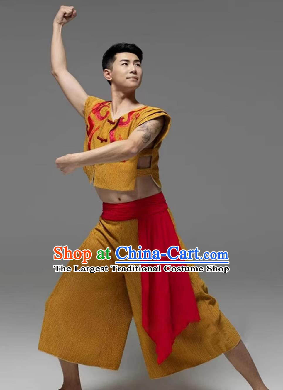 Harvest Song Dance Costume Wheat Threshing Chant Performance Outfit Song And Farmer Labor Dance Clothing