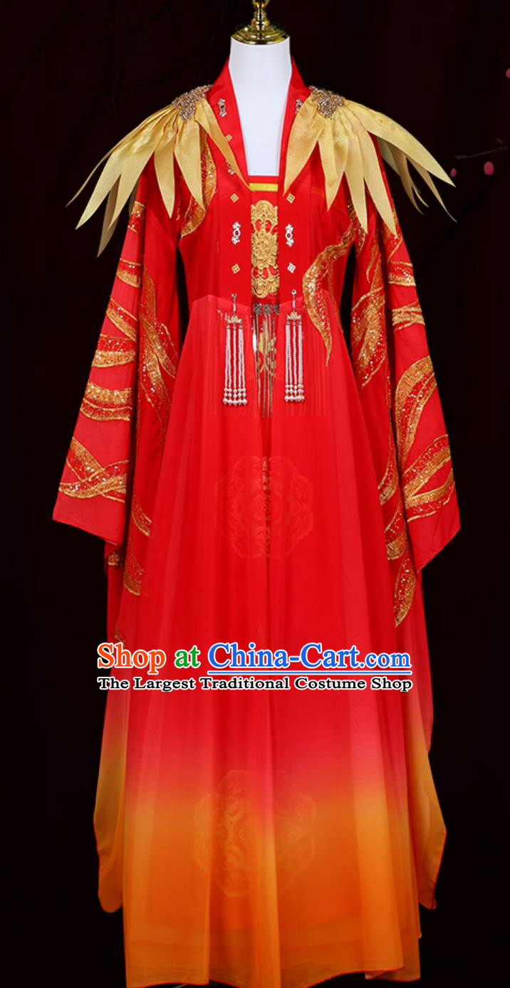 Landscape Poetry Performance Costume Chinese Classical Dance Clothing Han Tang Style Tang Shi Yi Spring Festival Gala Wide Sleeves Dress