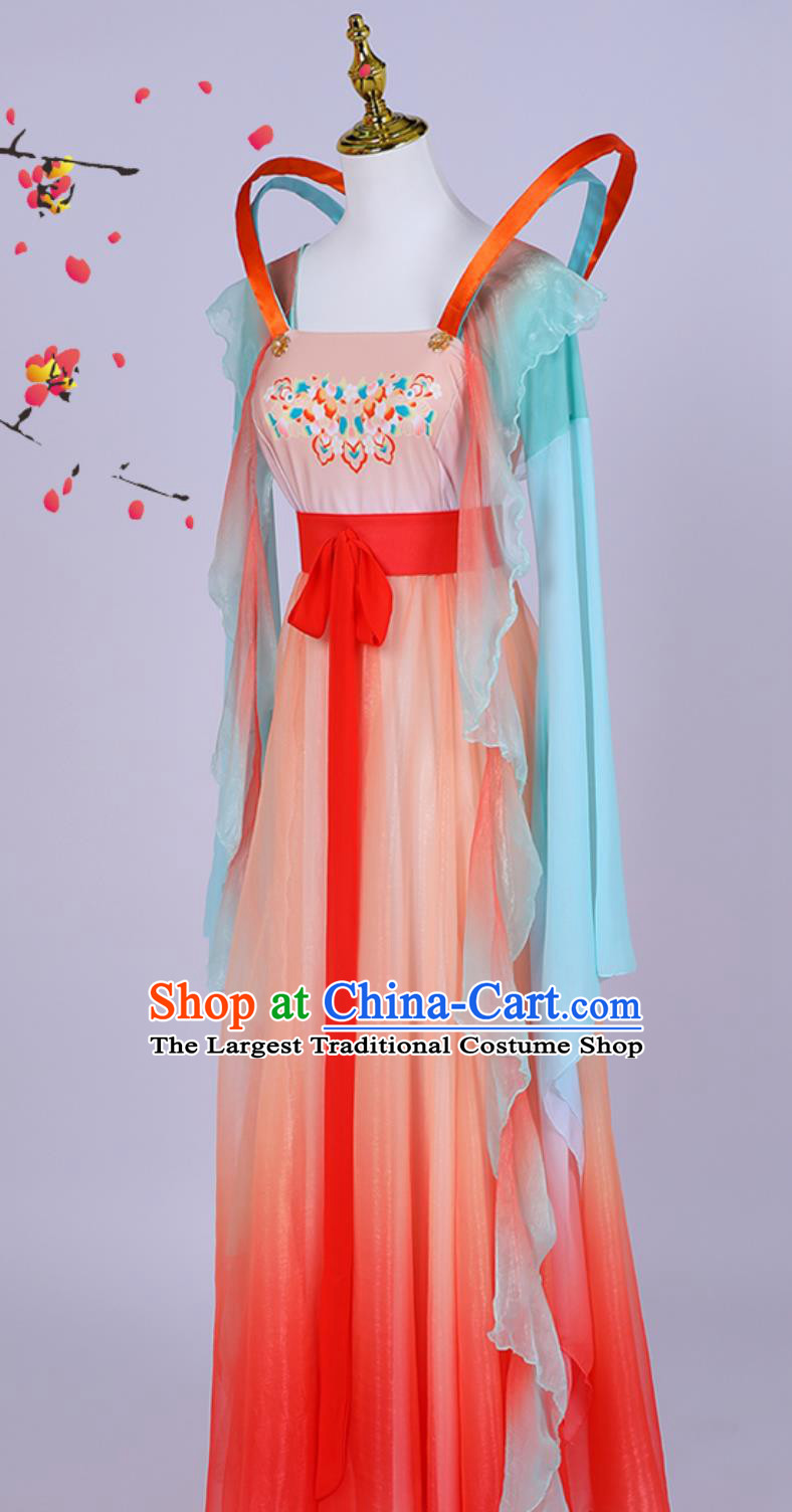 Classical Dance Han Tang Dance Costume Xia Hui Original Daughters Love Clothing Fish Lantern Chinese Style Dance Dress