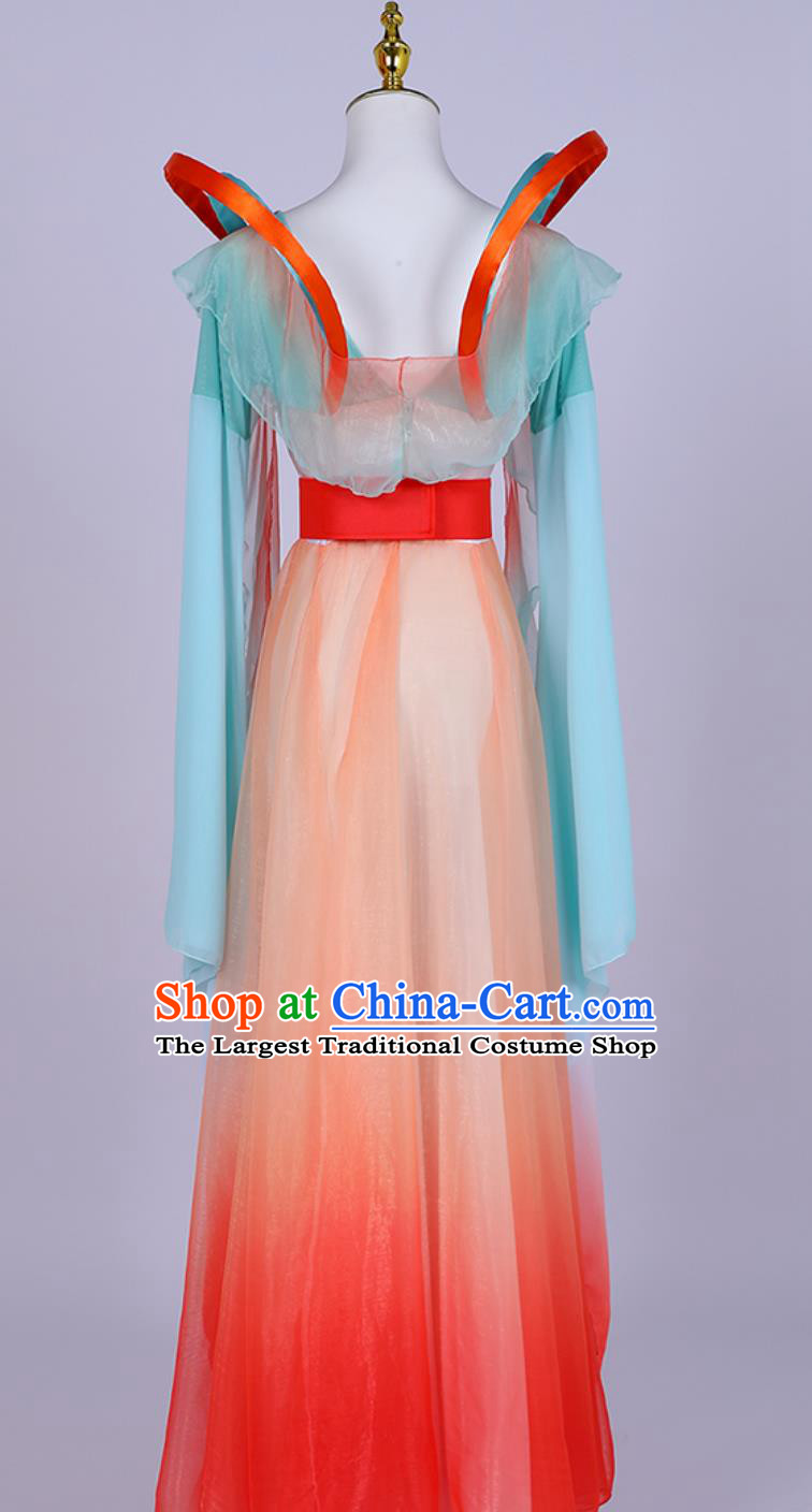 Classical Dance Han Tang Dance Costume Xia Hui Original Daughters Love Clothing Fish Lantern Chinese Style Dance Dress