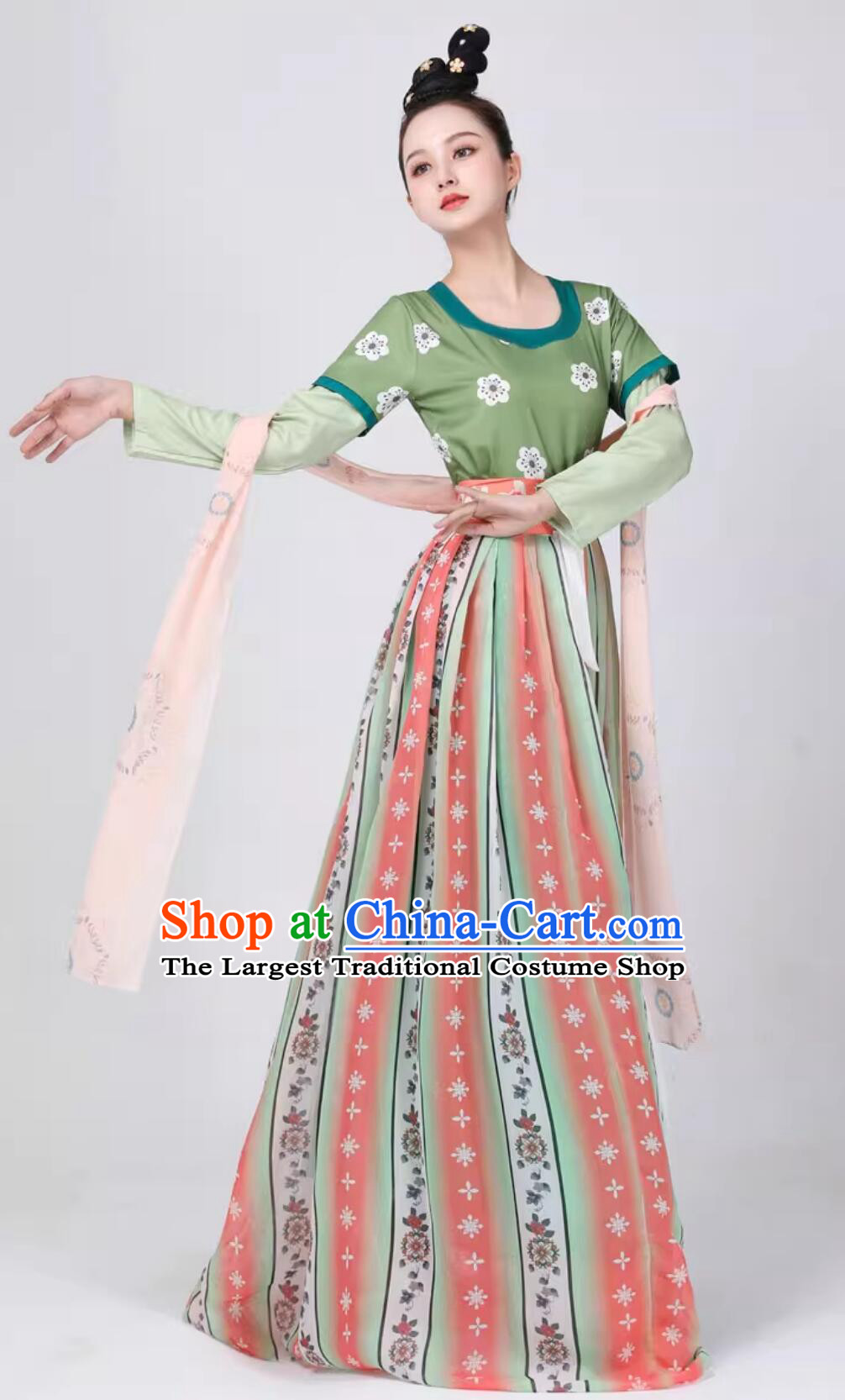 Dunhuang Dance Costume Fantasy Chang An Women Children Performance Wear Chinese Style Han Tang Classical Dance Dress