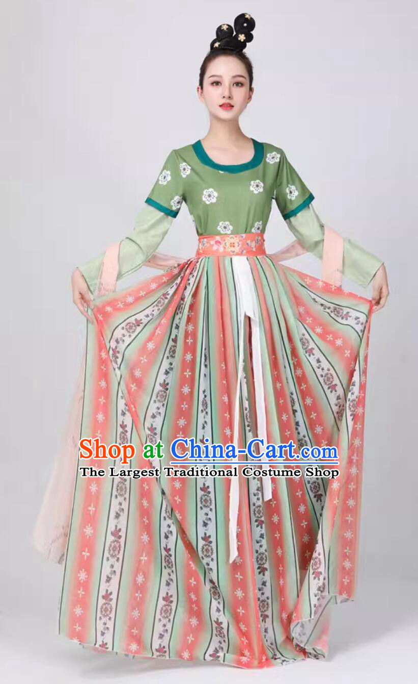 Dunhuang Dance Costume Fantasy Chang An Women Children Performance Wear Chinese Style Han Tang Classical Dance Dress