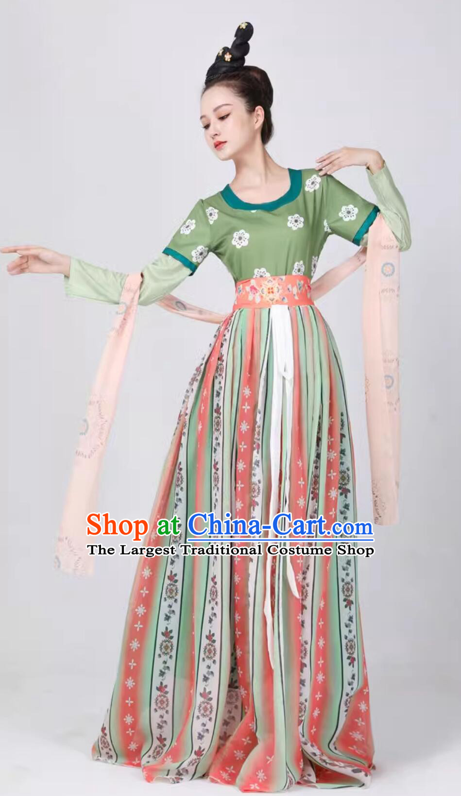 Dunhuang Dance Costume Fantasy Chang An Women Children Performance Wear Chinese Style Han Tang Classical Dance Dress