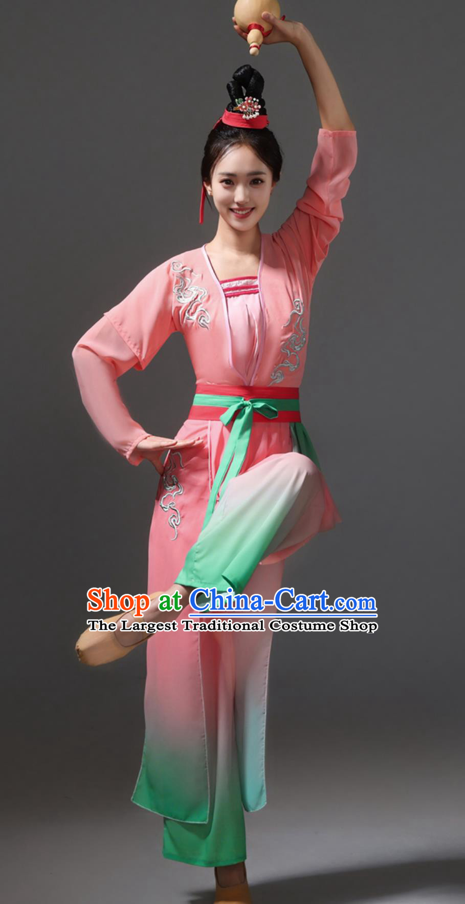 Chinese Dance Zui Hua Xi Costume Woman Solo Dance Pink Outfit Classical Dance Performance Clothing