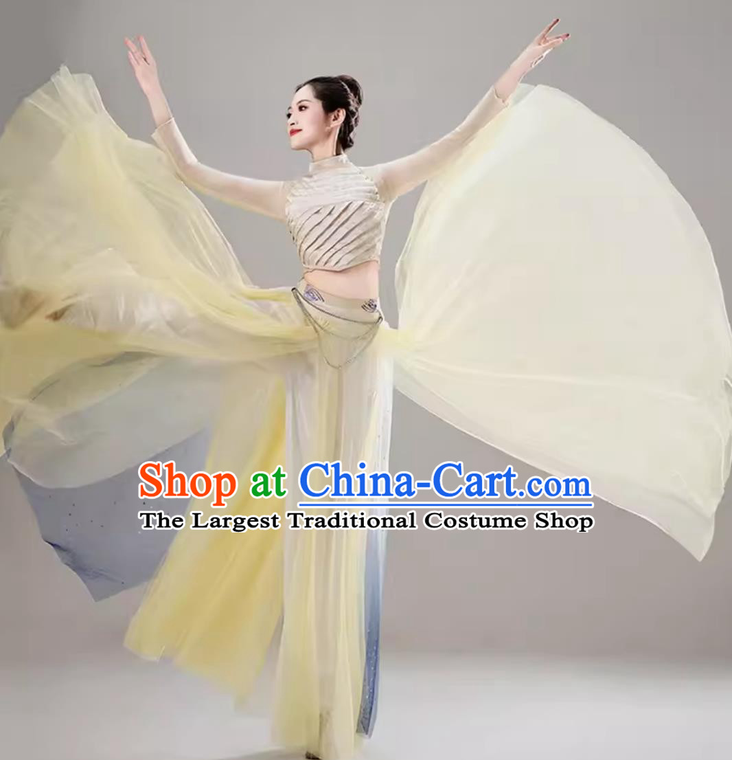 Xun Mountain Journey Women Dance Dress Chinese Classical Dance Performance Costume