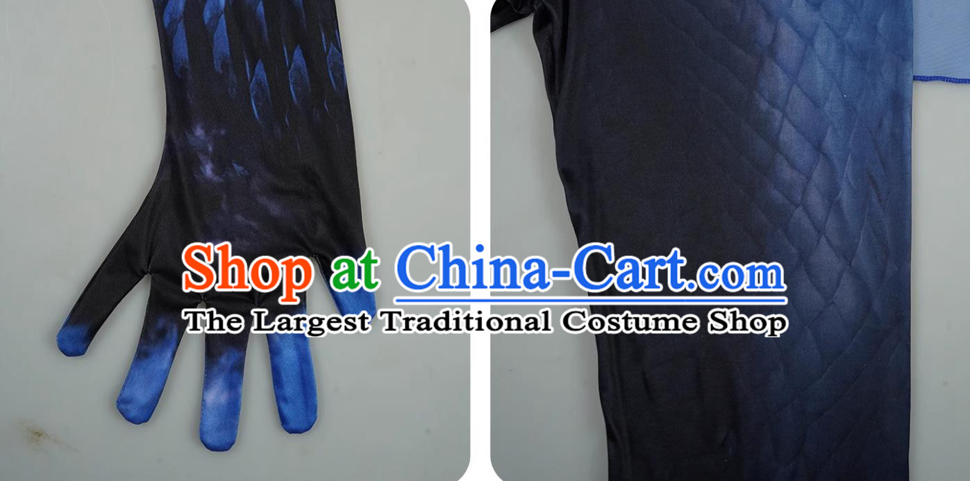 Nezha  Devil Child Chaos At Sea Cosplay Costume Dragon King Ao Run Of The West Sea Set