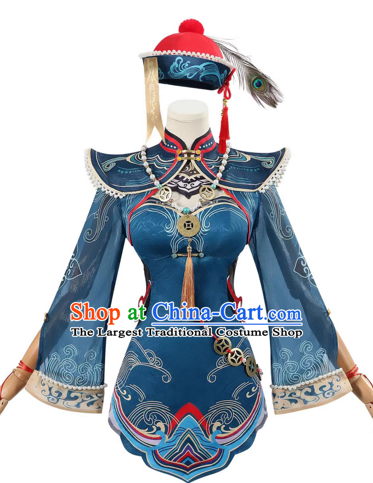 Naraka Bladepoint Cosplay Costume Jade Spirit Little Jiangshi Qipao Ink Travel Outfit Anime Cosplay