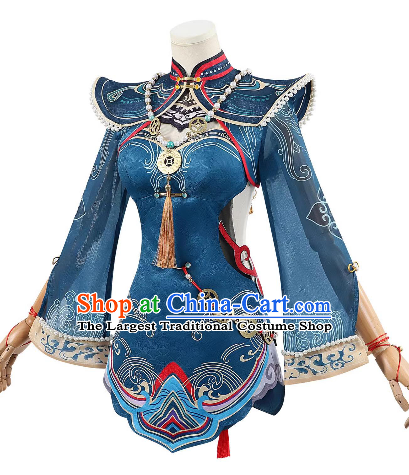 Naraka Bladepoint Cosplay Costume Jade Spirit Little Jiangshi Qipao Ink Travel Outfit Anime Cosplay