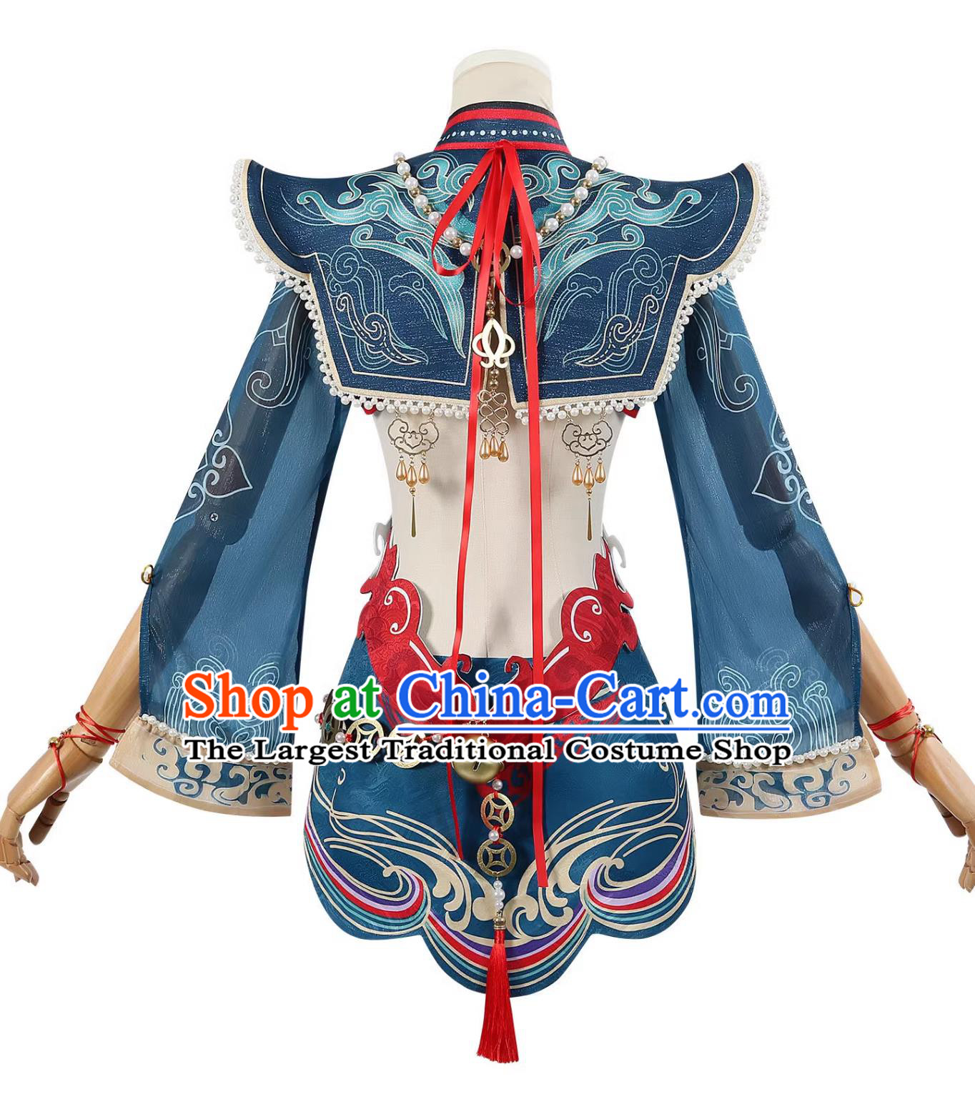 Naraka Bladepoint Cosplay Costume Jade Spirit Little Jiangshi Qipao Ink Travel Outfit Anime Cosplay