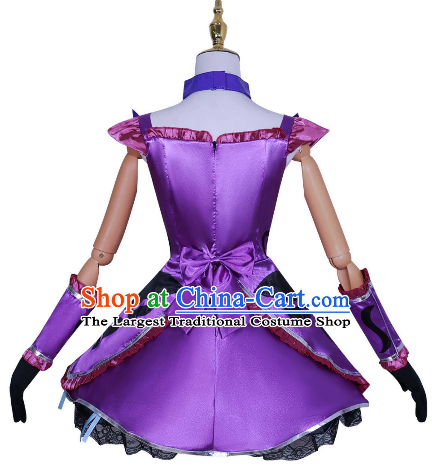 Balala The Fairies Dark Fairy Yan Li Li Cosplay Costume Purple Dress