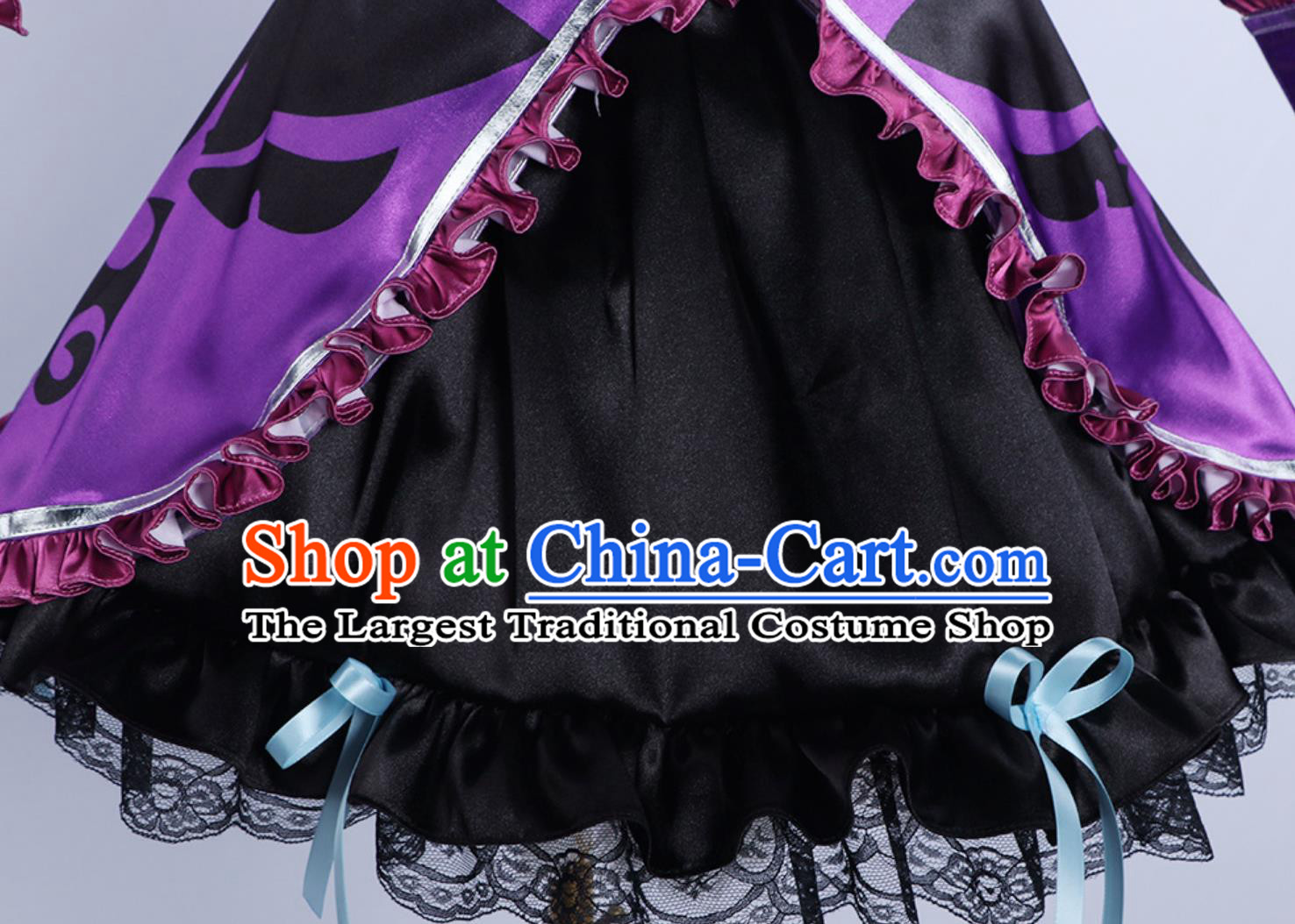 Balala The Fairies Dark Fairy Yan Li Li Cosplay Costume Purple Dress