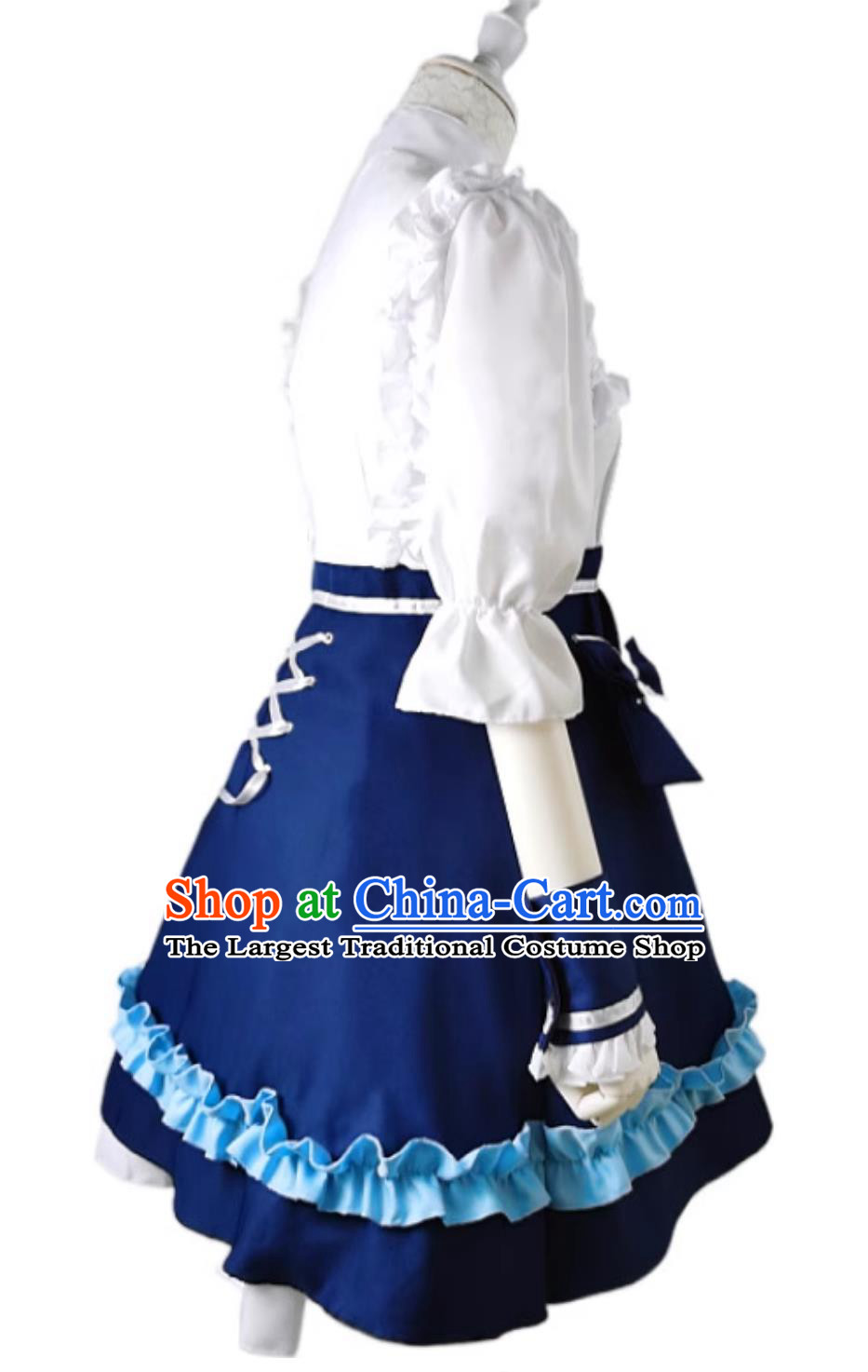 Identity V Cosplay Costume Gardener Lan Gui Jing Meng Dream Interpretation Dress Lolita Fashion