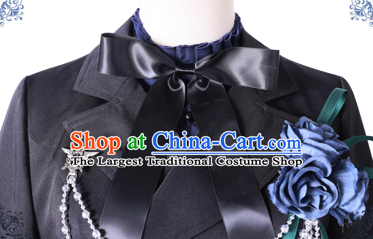 Black Butler Episode  Black Rose Ciel Phantomhive Cosplay Costume Anime Outfit