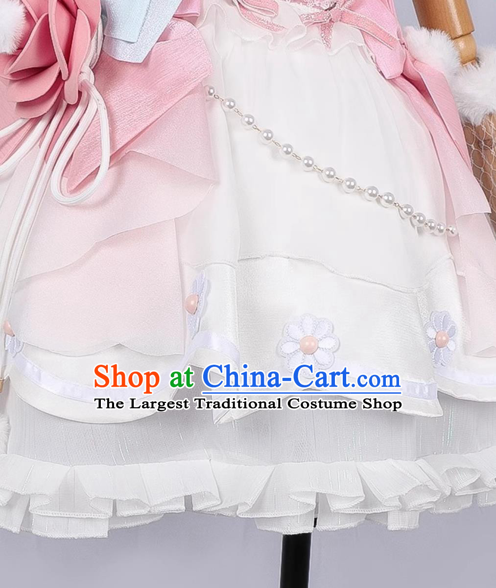 Xi La Cos Dress My Melody Naraka Bladepoint Sanrio Collaboration Clothing Female Cosplay Costume