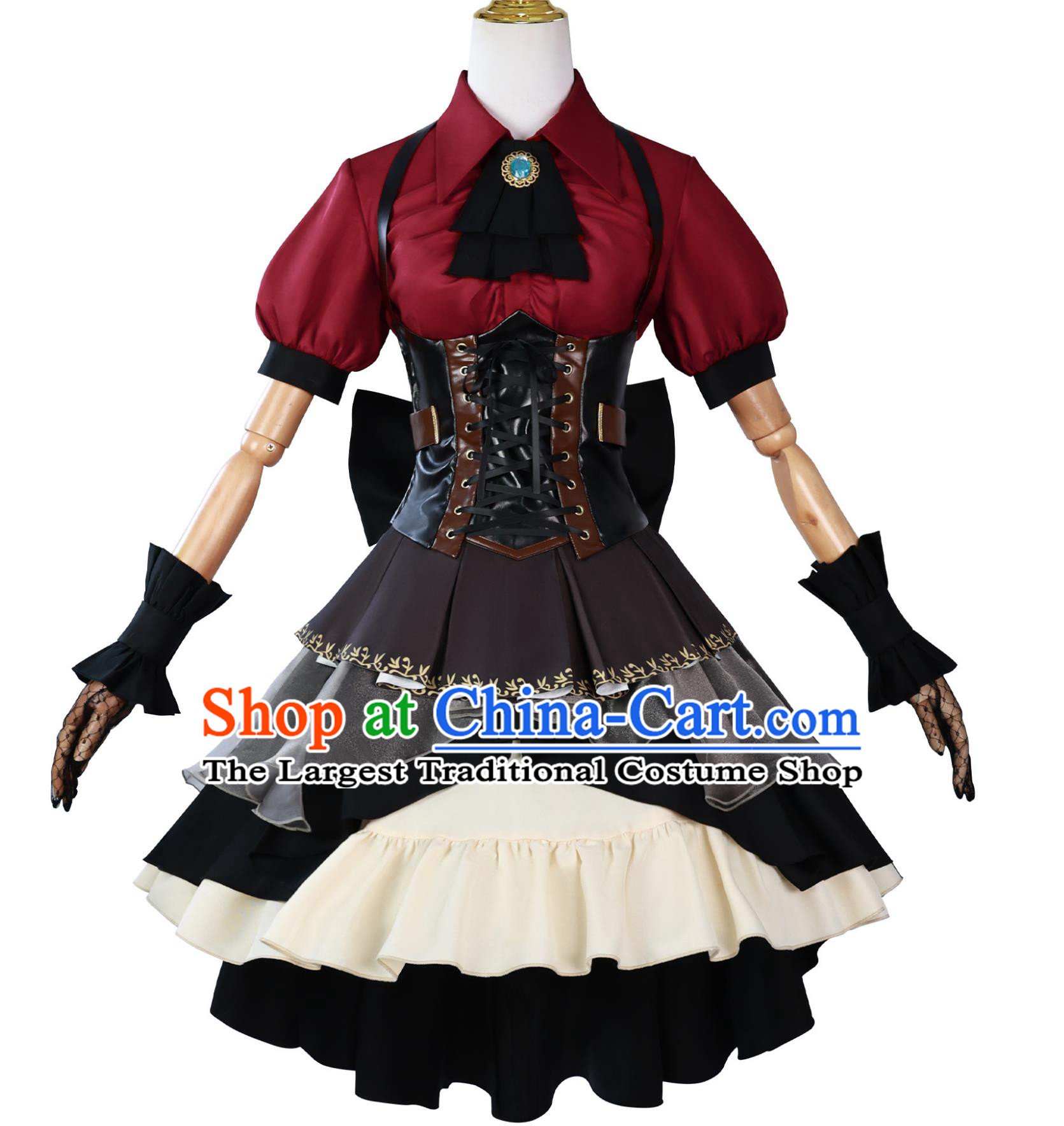 Toyogawa Sakoto Cosplay Dress BanG Dream Ave Mujica Stage Costume